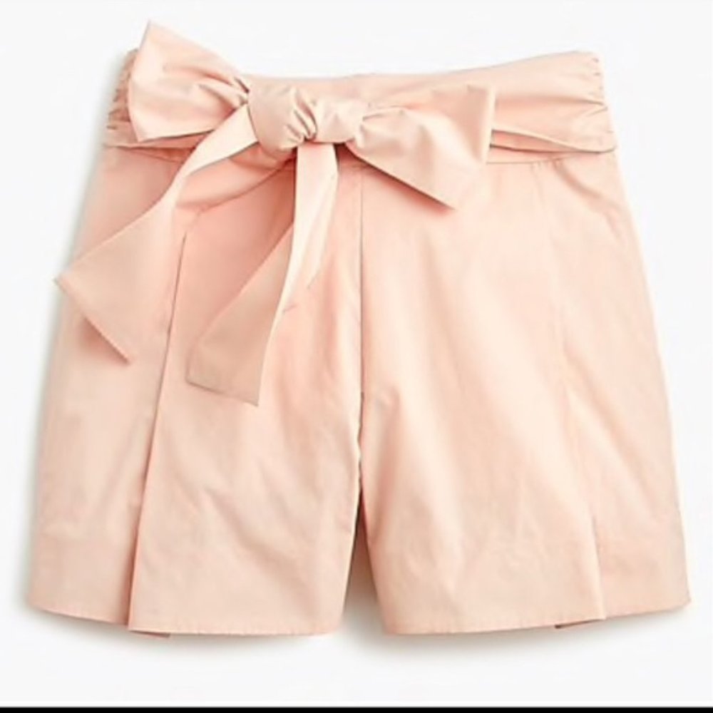 J. Crew - Tie-Waist Short in Cotton Poplin - NWT
